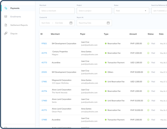 Manage your payments preview